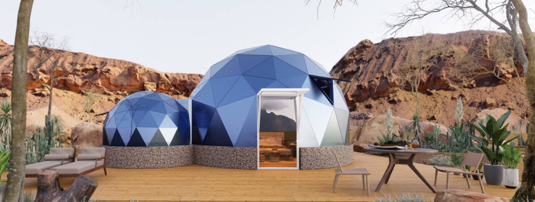 嵊泗县球形智能光伏玻璃星空房